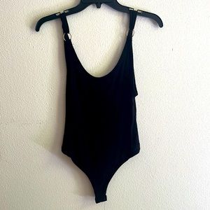 Free People Intimately Black Body Suit